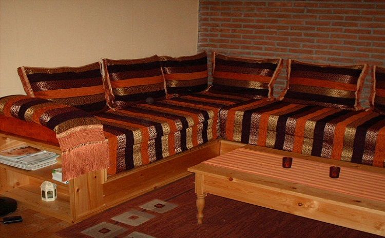 Banquette tapissée